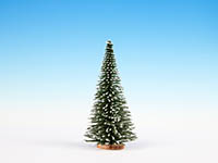 030-4019832 - H0 Deko-Schneetanne mit Holzfuß - 14 cm